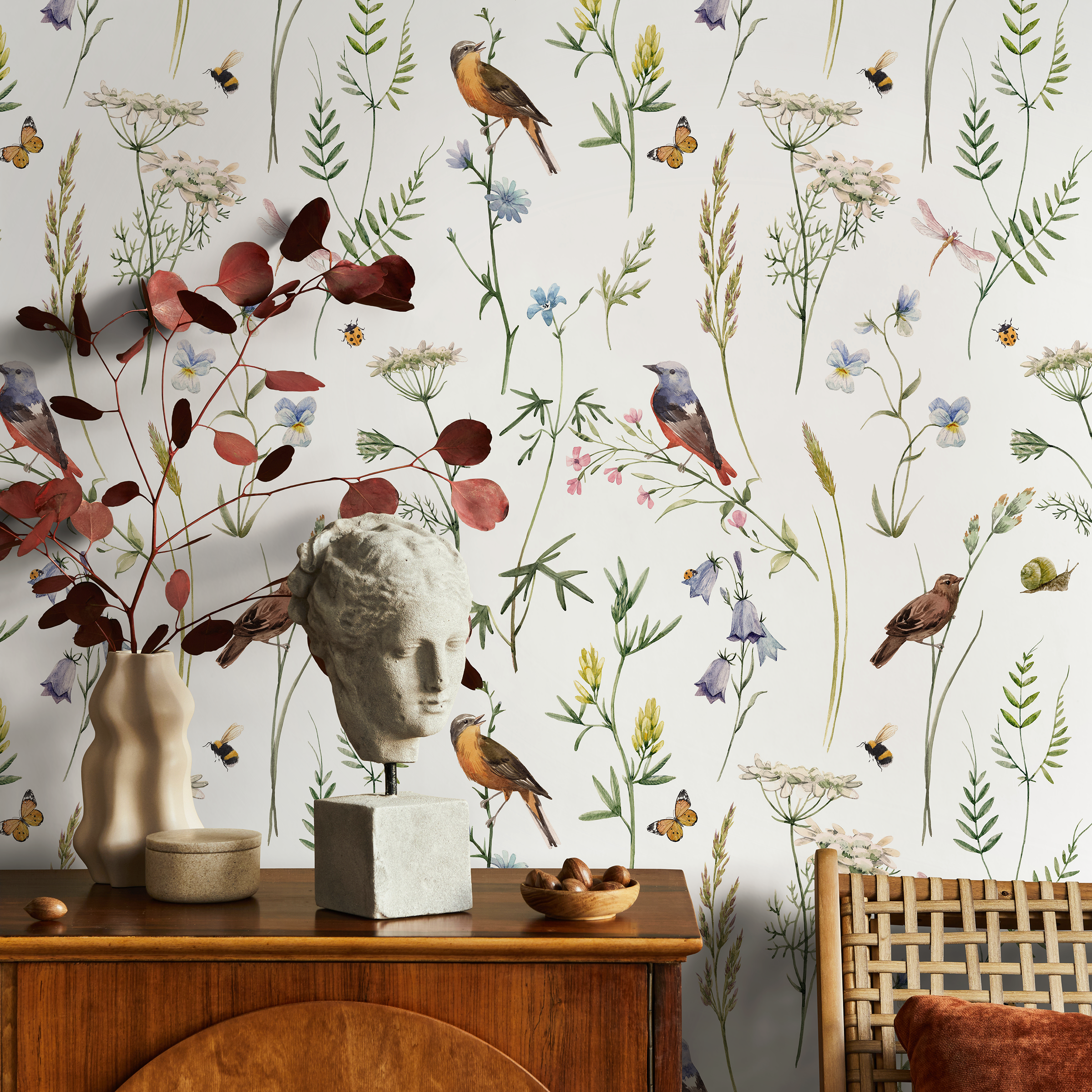 English Cottage Peel And Stick Wallpaper