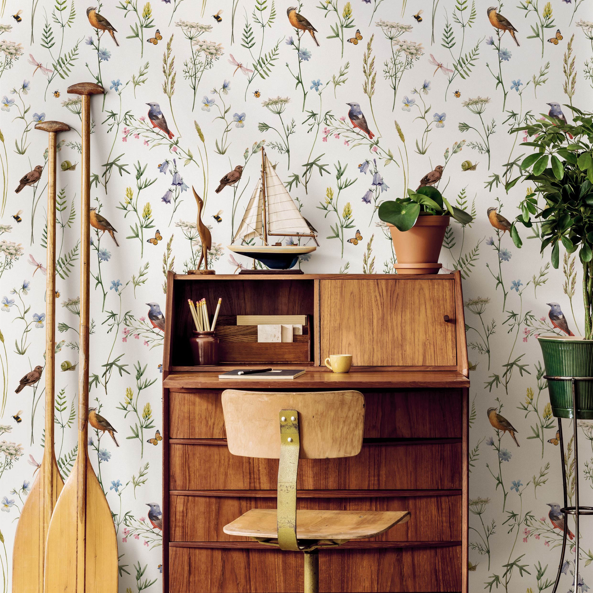 Peel And Stick Wallpaper Cottagecore