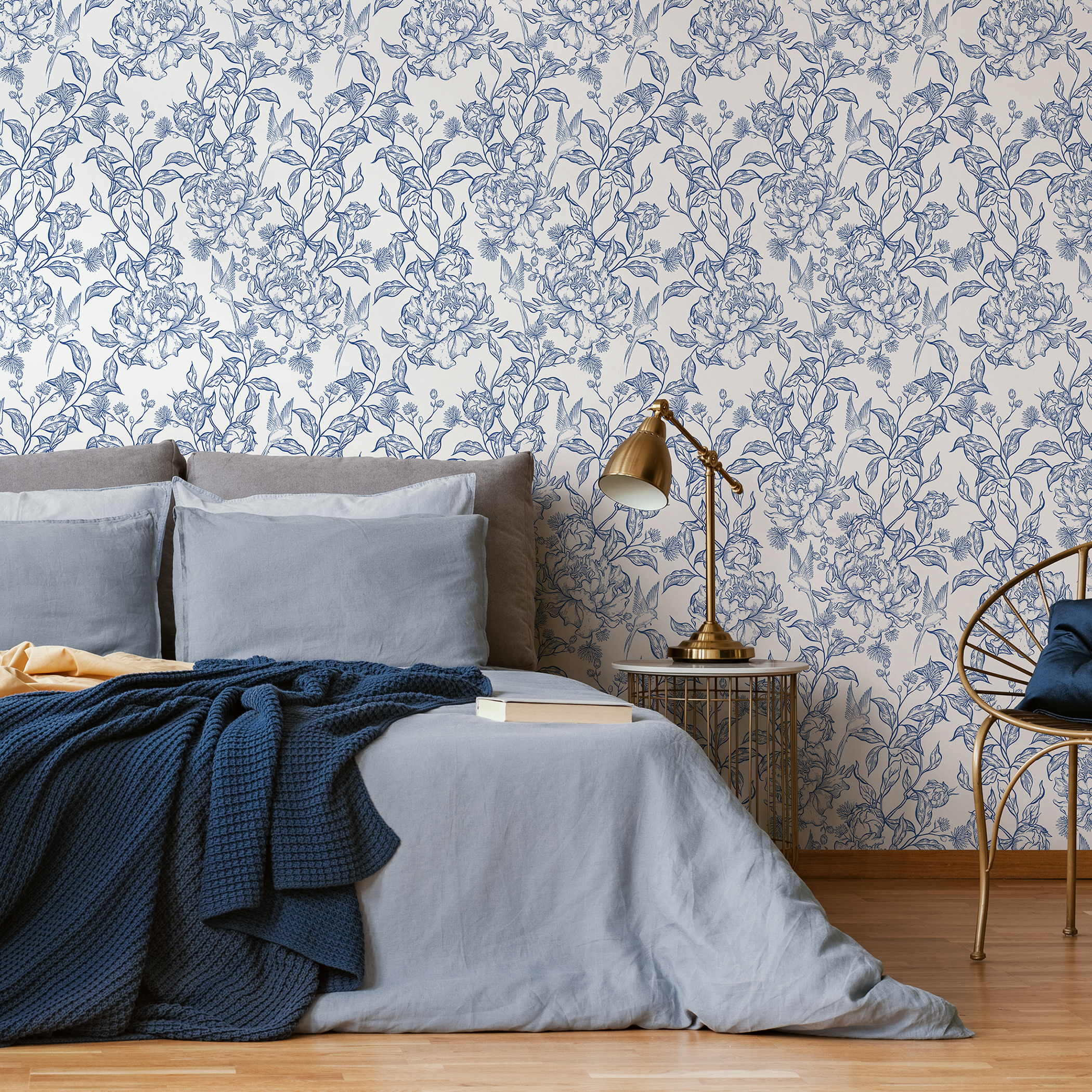 Blue Wallpaper For Bedroom