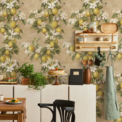 Vintage Kitchen Wallpaper