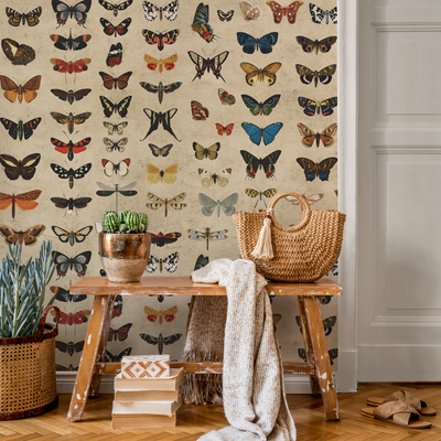 Vintage Butterfly Wallpaper