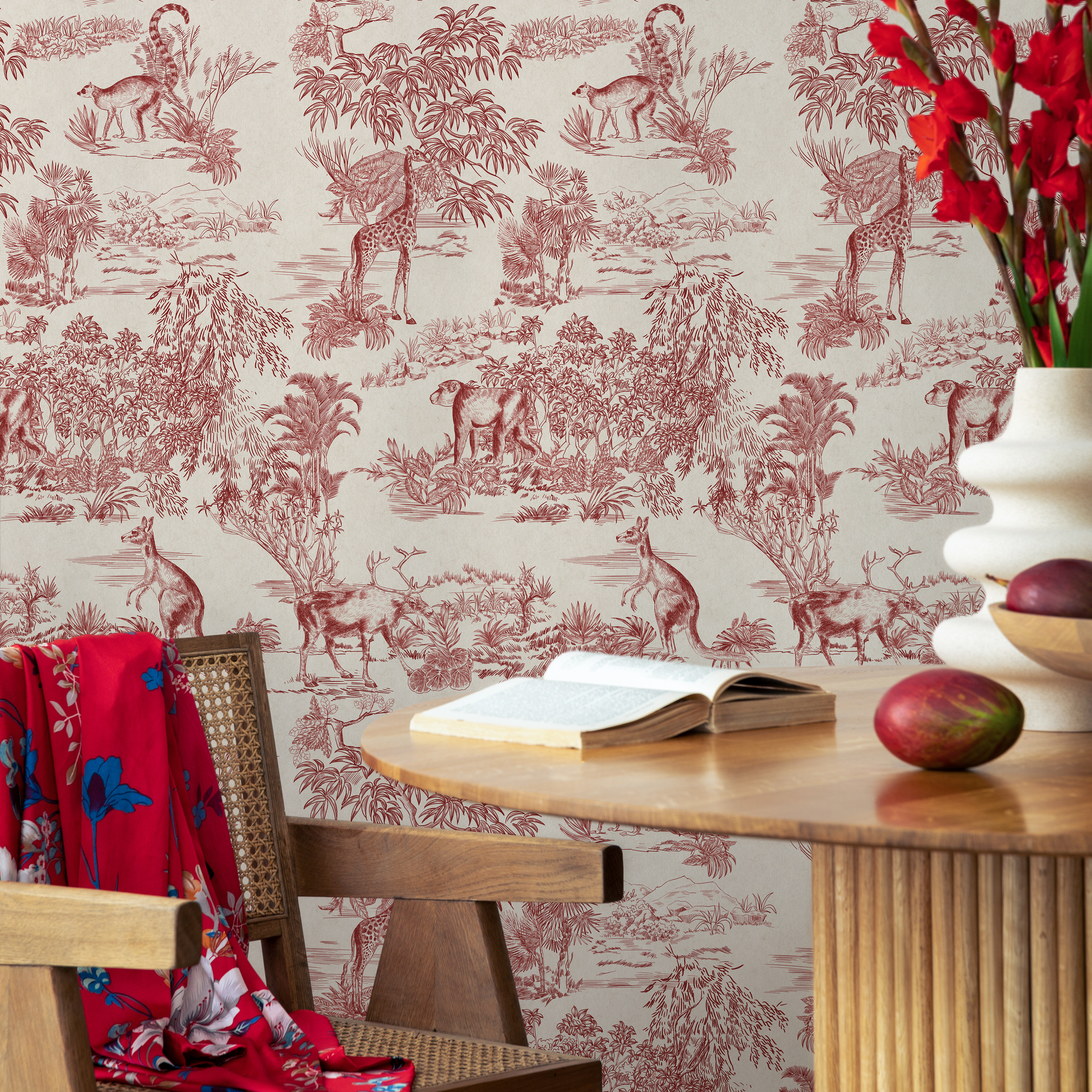 Wine Red Wallpaper