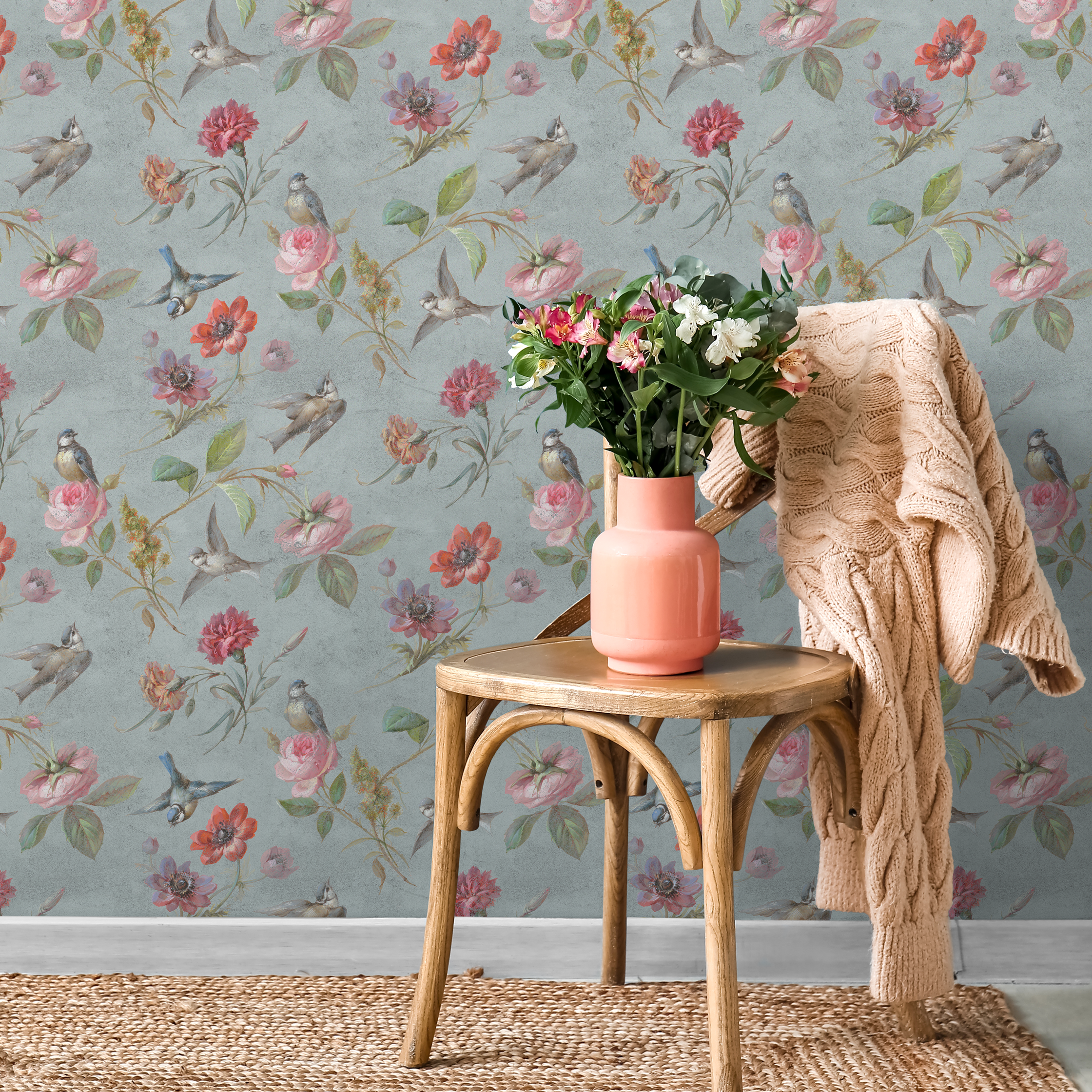 Vintage Style Wallpaper Peel And Stick