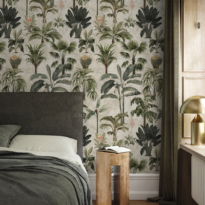 Vintage Tropical Wallpaper