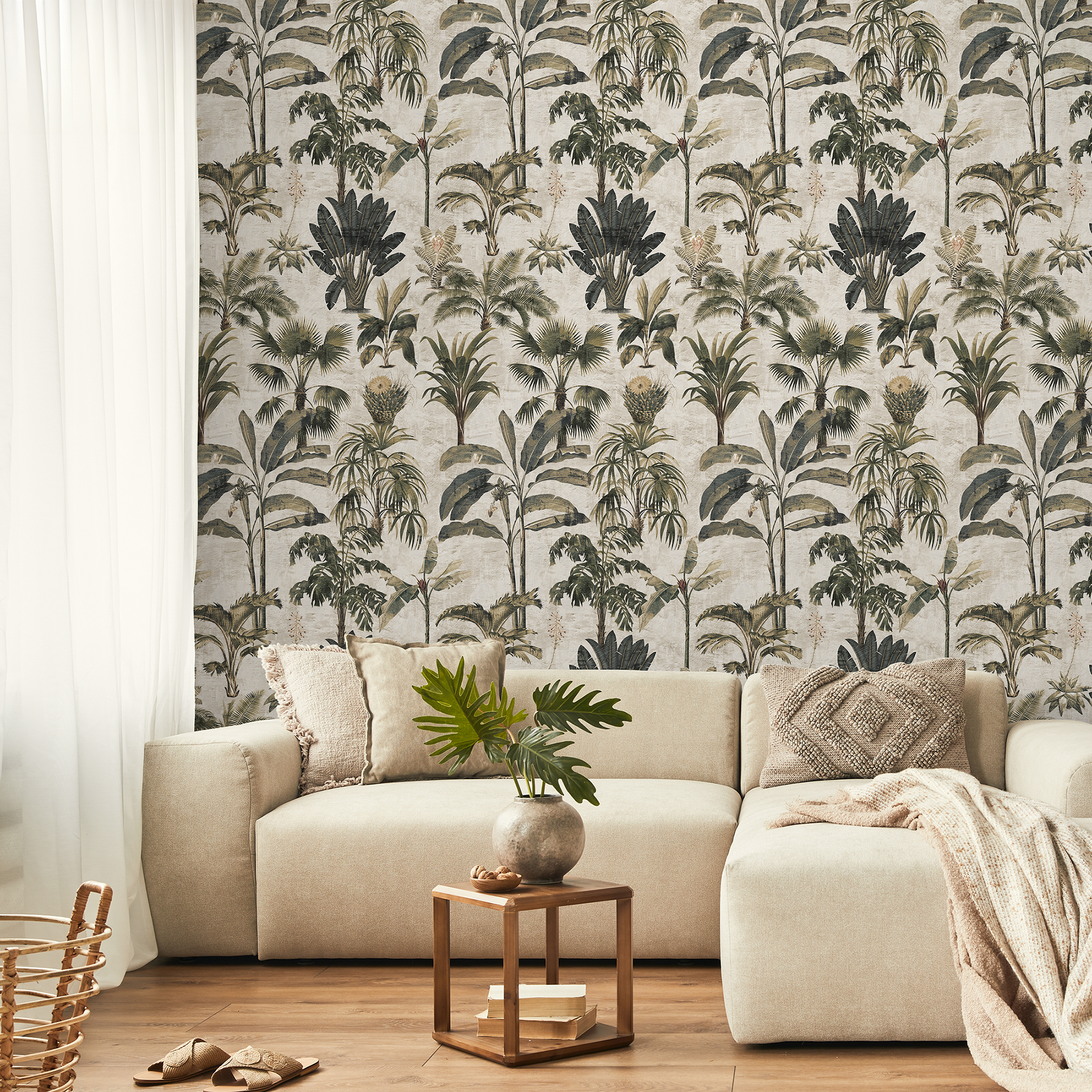 Peel And Stick Wallpaper Palm