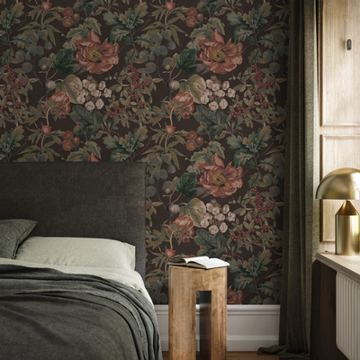 Flower Wallpaper Bedroom