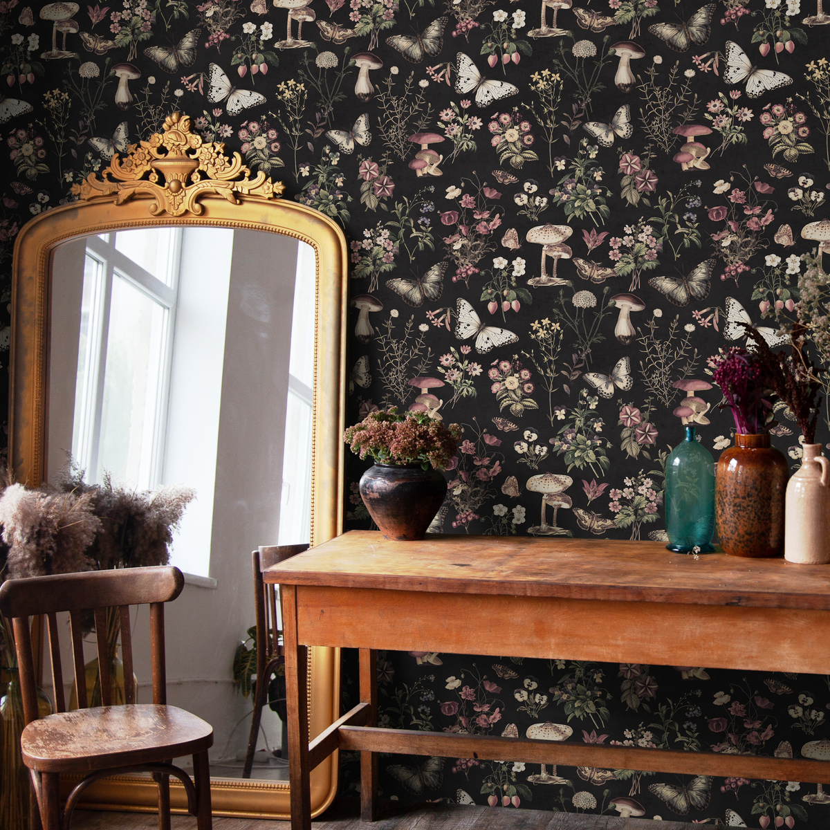 Moody Floral Wallpaper