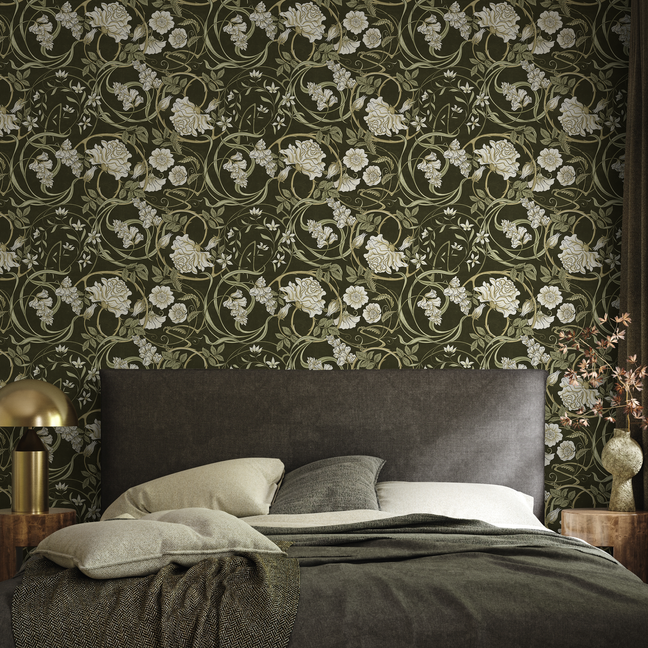 Peel And Stick Wallpaper Vines