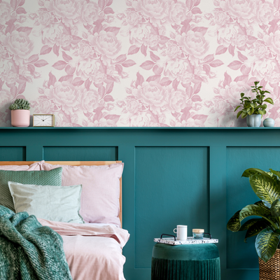 Light Pink Wallpaper For Bedroom