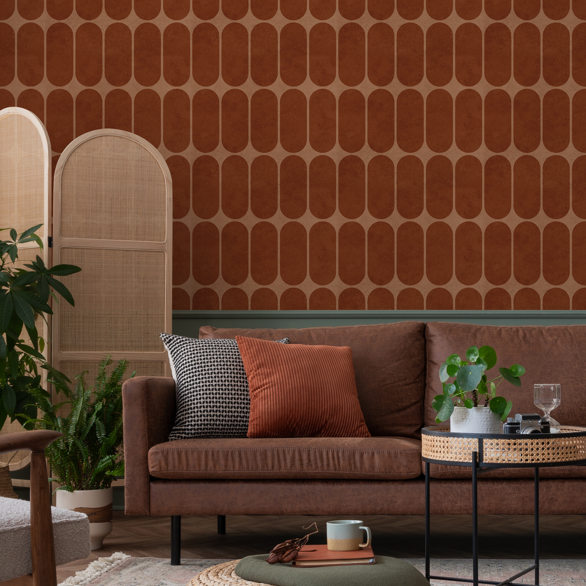 Living Room Wallpaper Decor Ideas