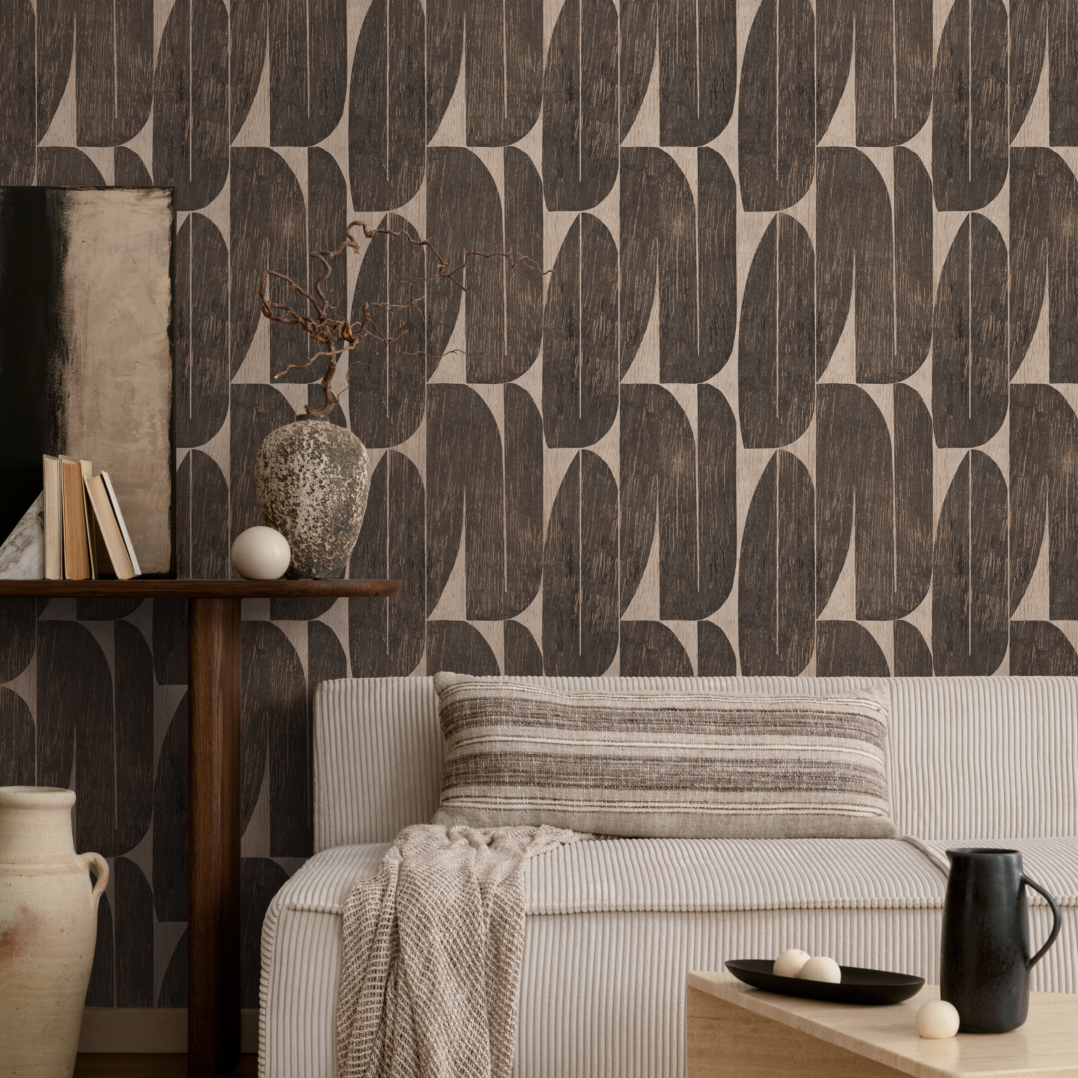 Peel And Stick Wood Effect Wallpaper