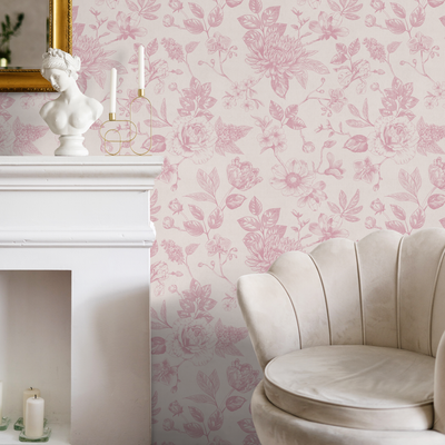 Light Pink Flower Wallpaper