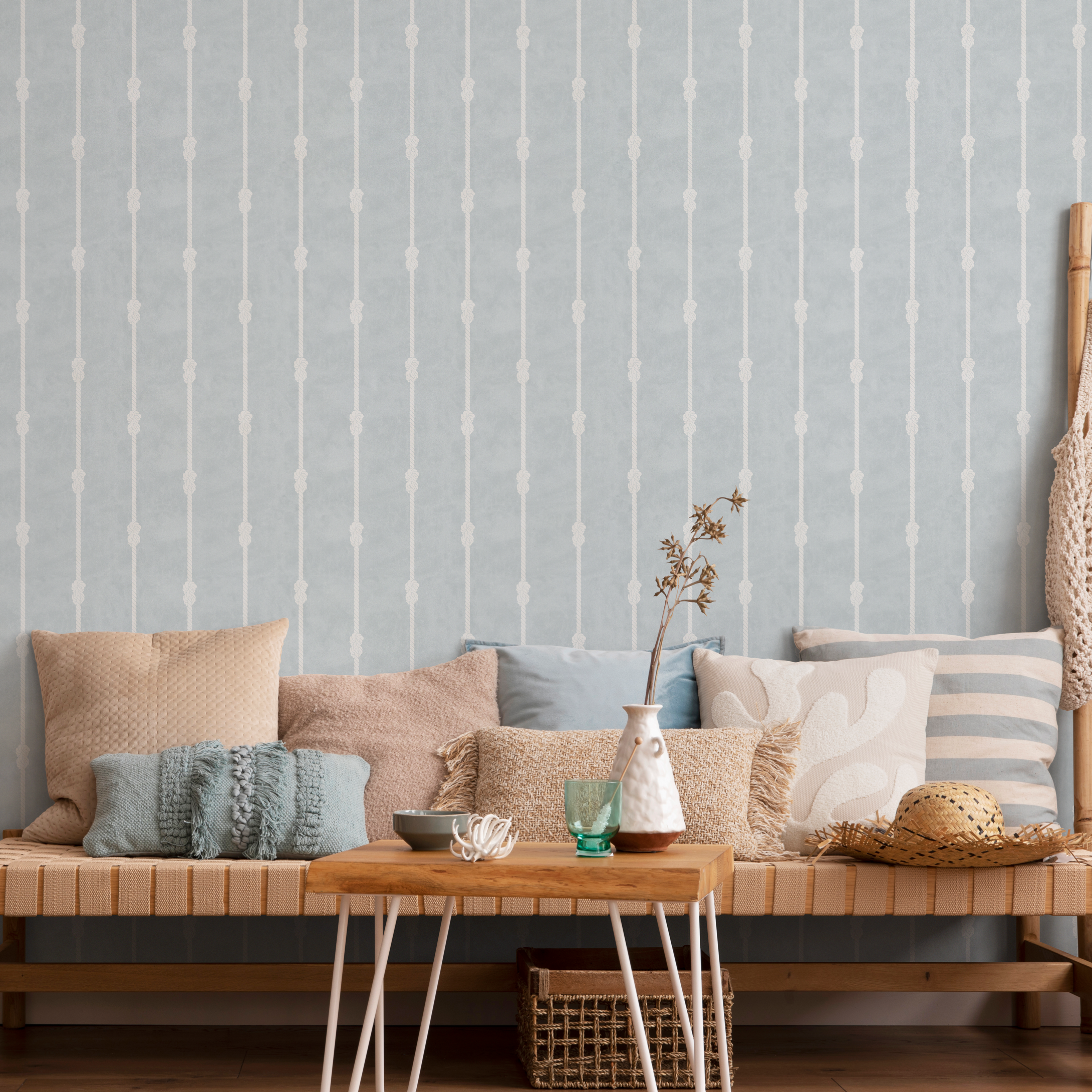 Coastal Blue Peel And Stick Wallpaper