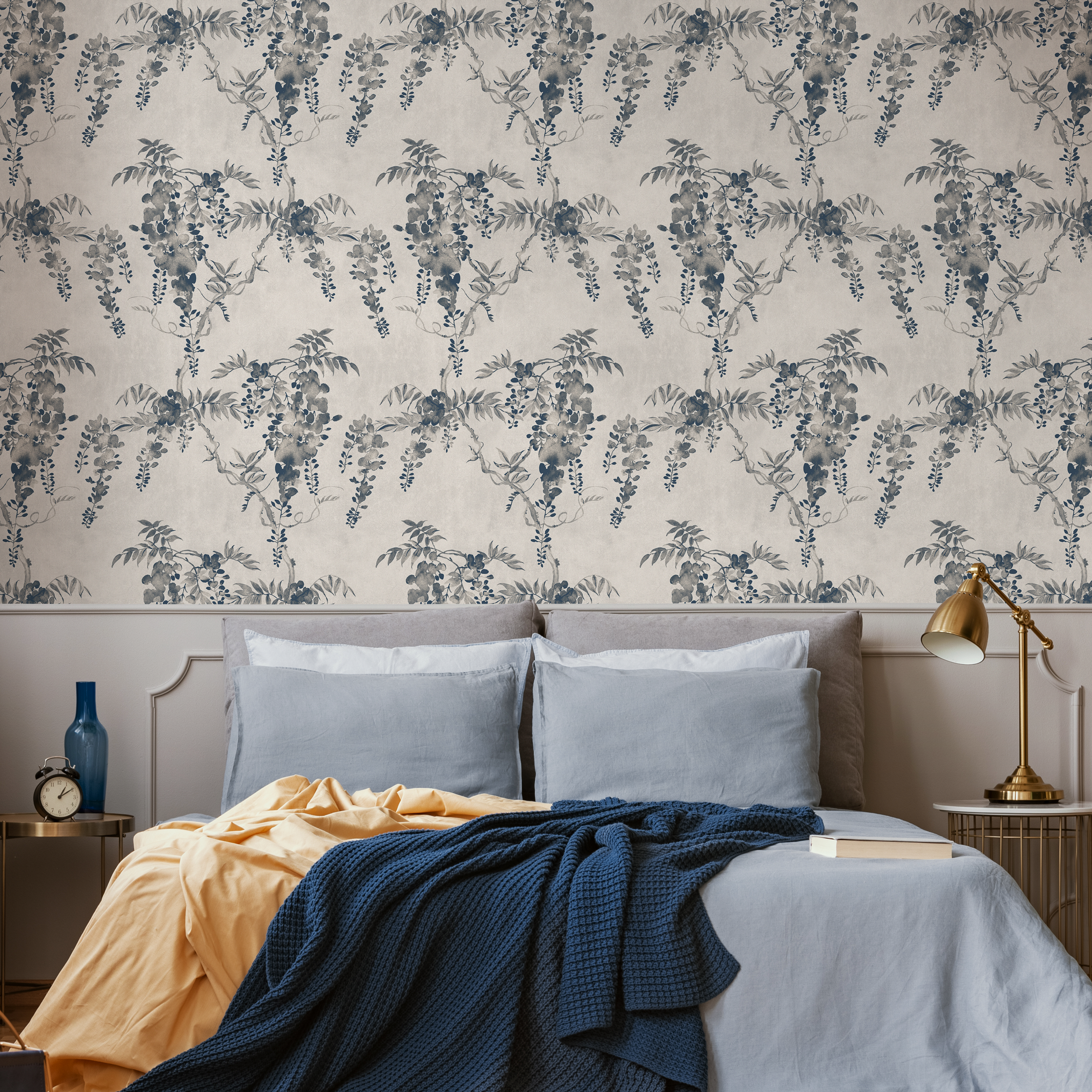 Floral Wallpaper Bedroom