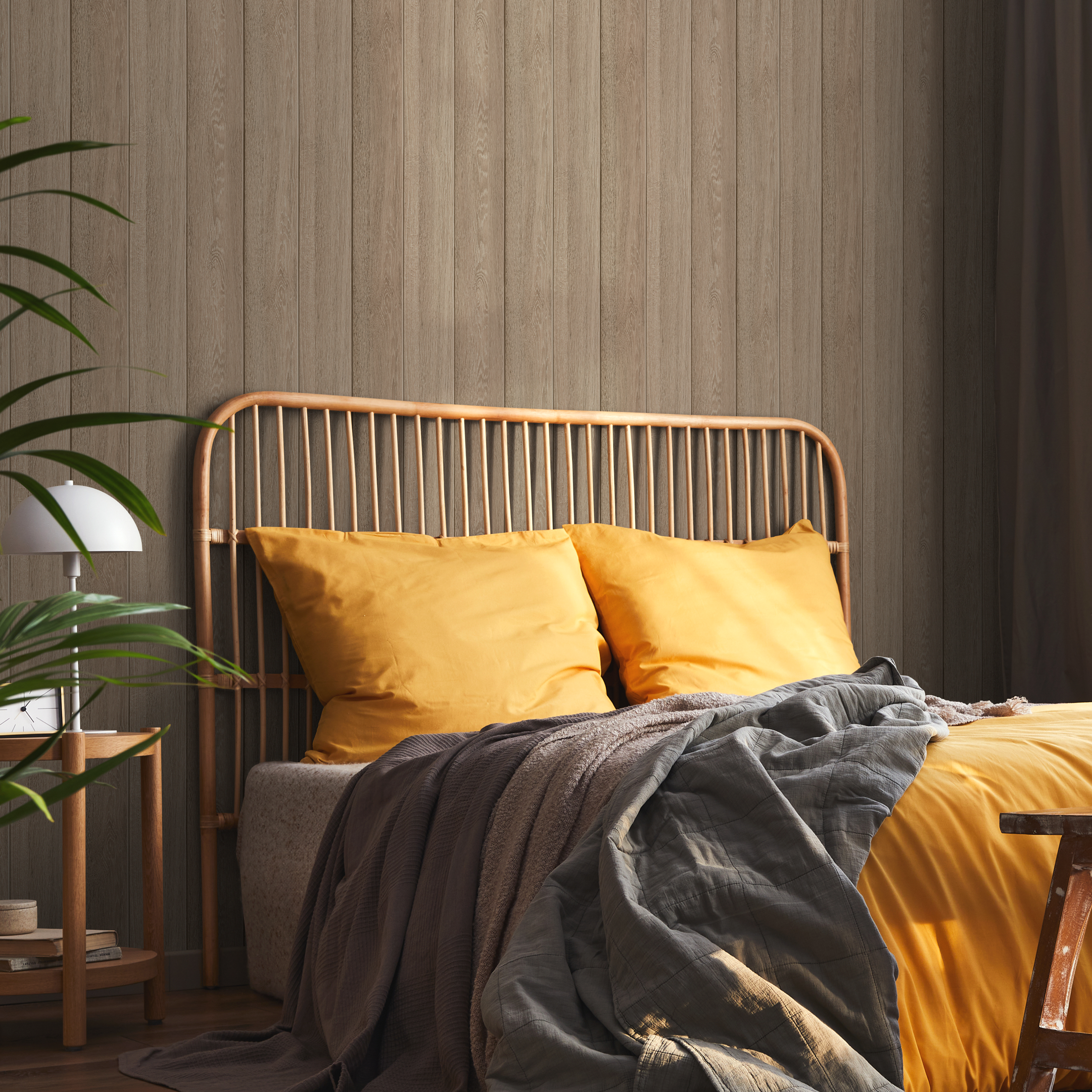 Panel Wood Wallpaper