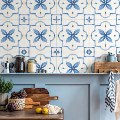 Faux Tile Peel And Stick Wallpaper