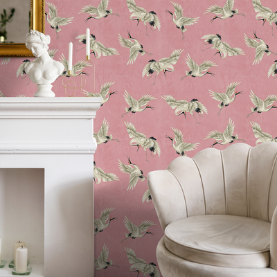 Light Pink Peel and Stick Wallpaper