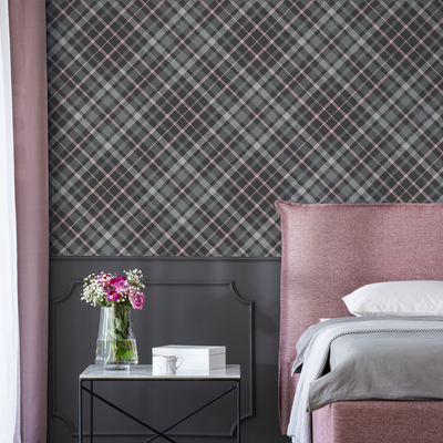 Peel And Stick Tartan Wallpaper