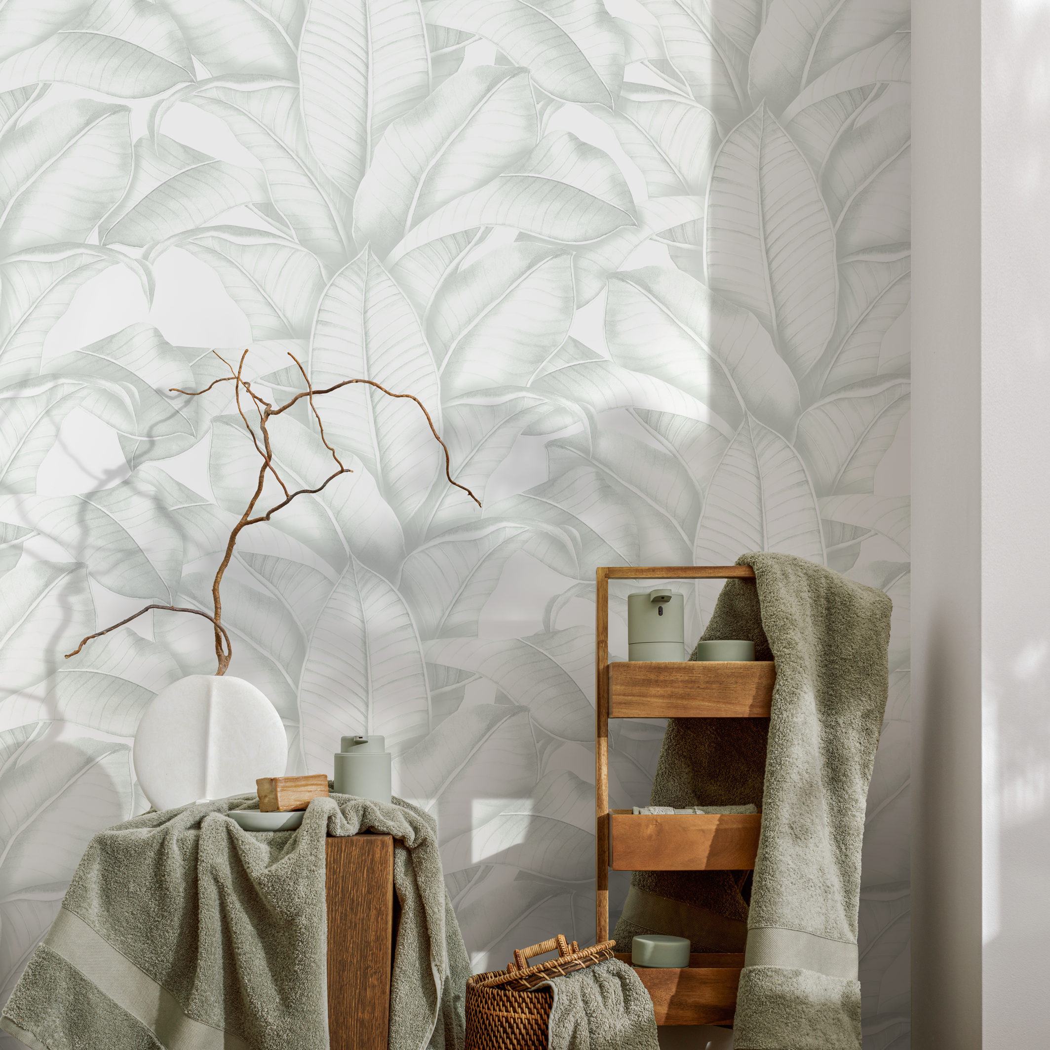Peel And Stick Wallpaper Half Bath