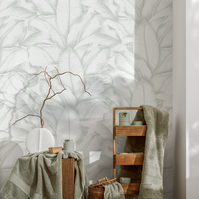 Peel And Stick Wallpaper Half Bath