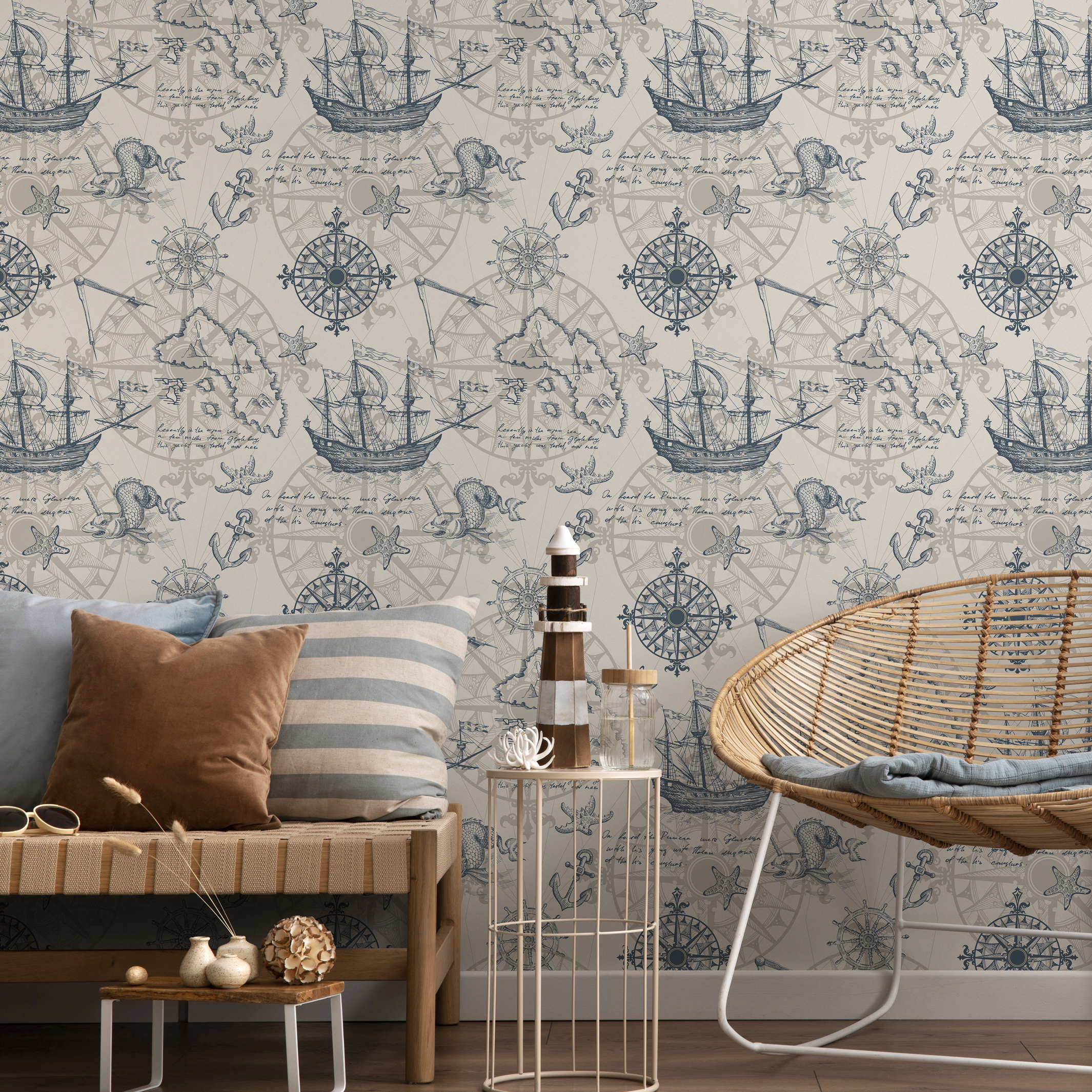 Sailboat Peel And Stick Wallpaper