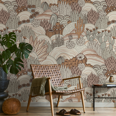 Southwest Peel and Stick Wallpaper for Desert-Inspired Decor