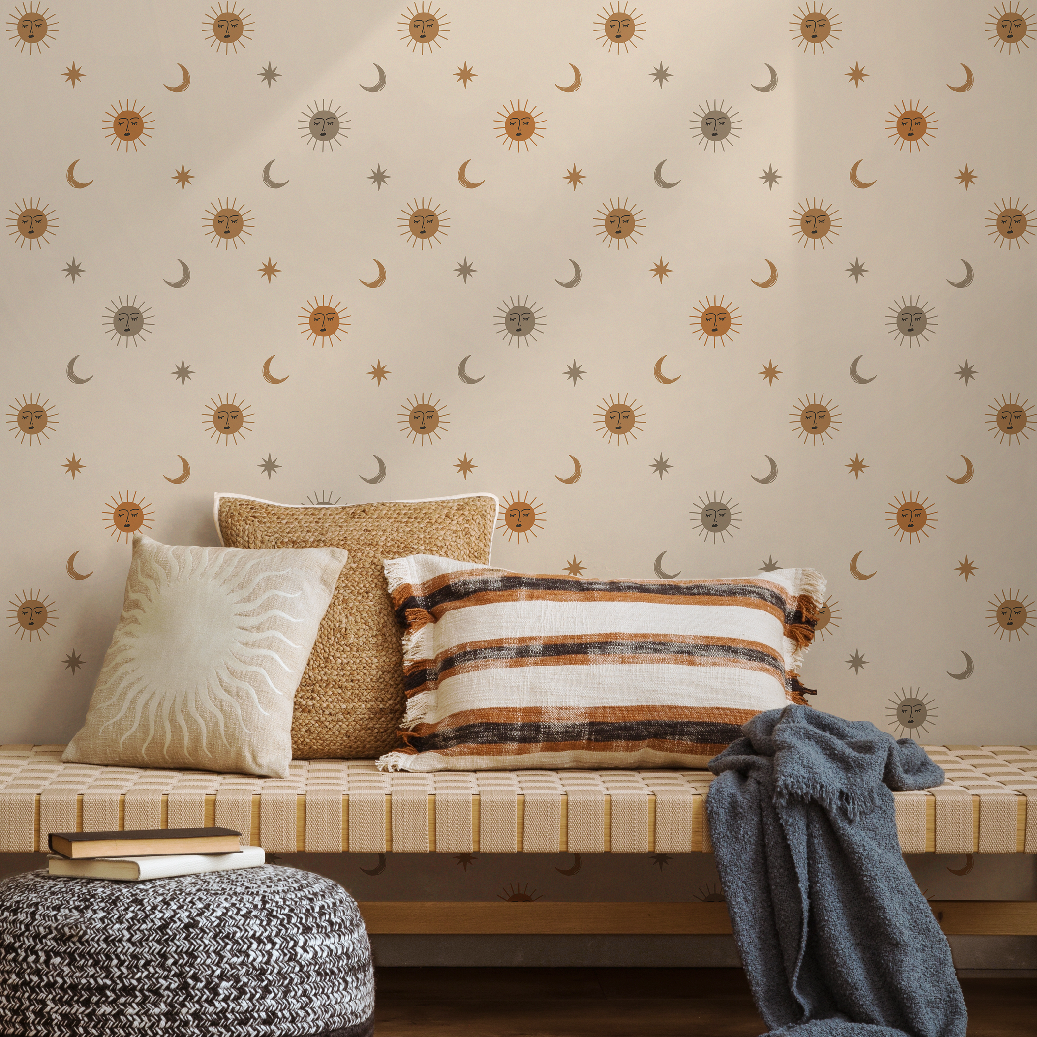 Sun Wallpaper Peel And Stick