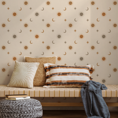 Sun Wallpaper Peel And Stick
