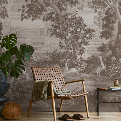 Brown Peel and Stick Wallpaper