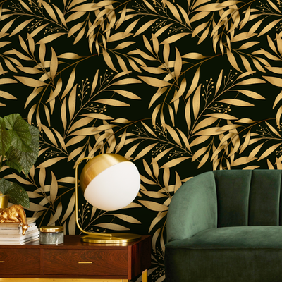 Gold Peel And Stick Wallpaper