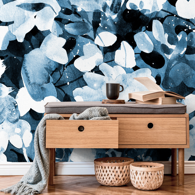 Blue Watercolor Wallpaper