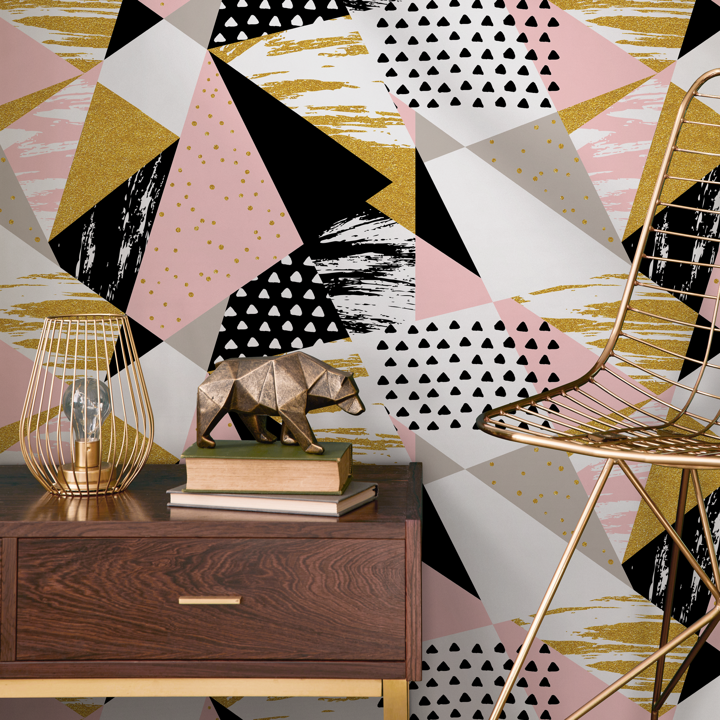 Pink Textured Wallpaper