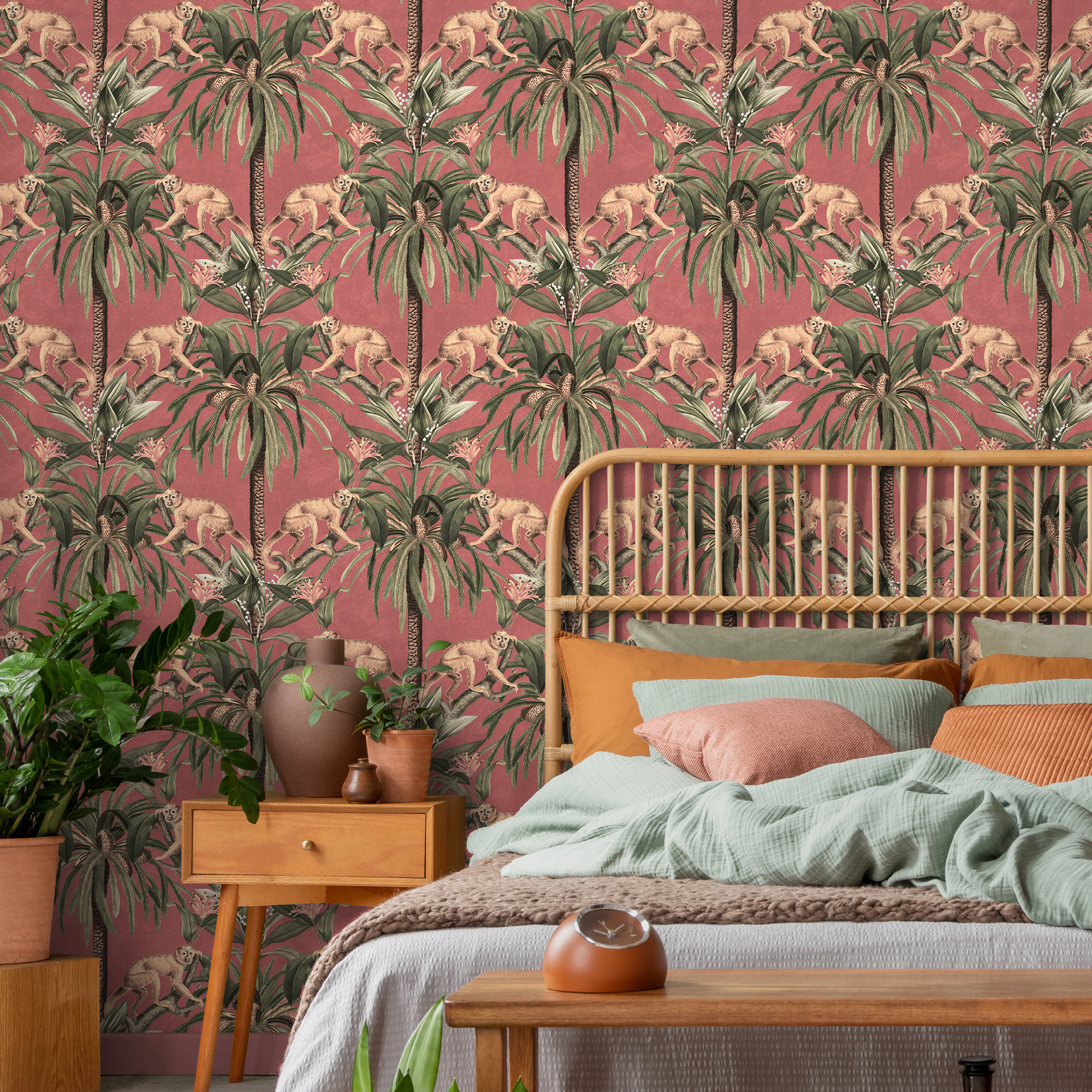 Palm Tree Pink Wallpaper