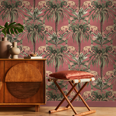 Palm Tree Pink Wallpaper