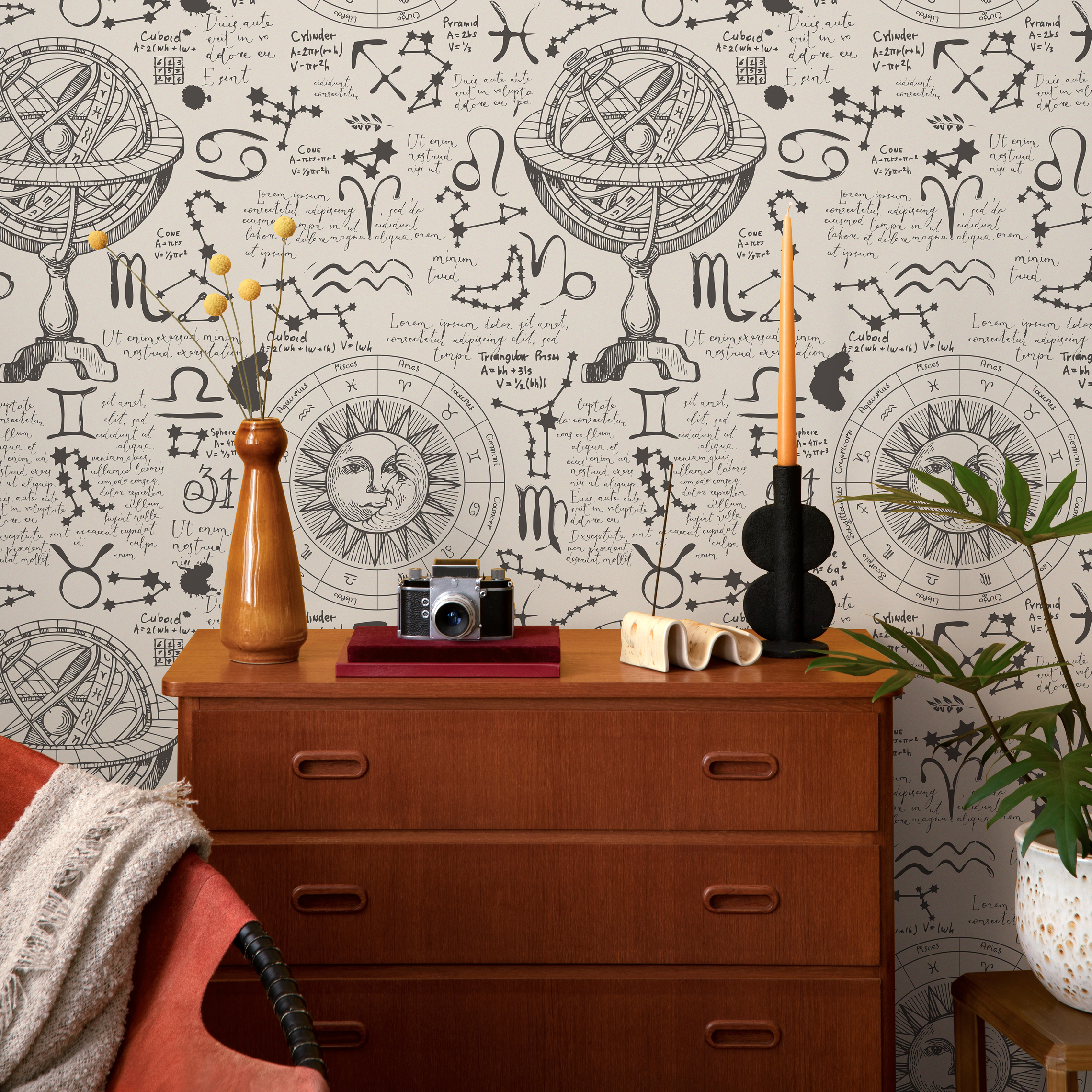 Peel And Stick Wallpaper Constellations