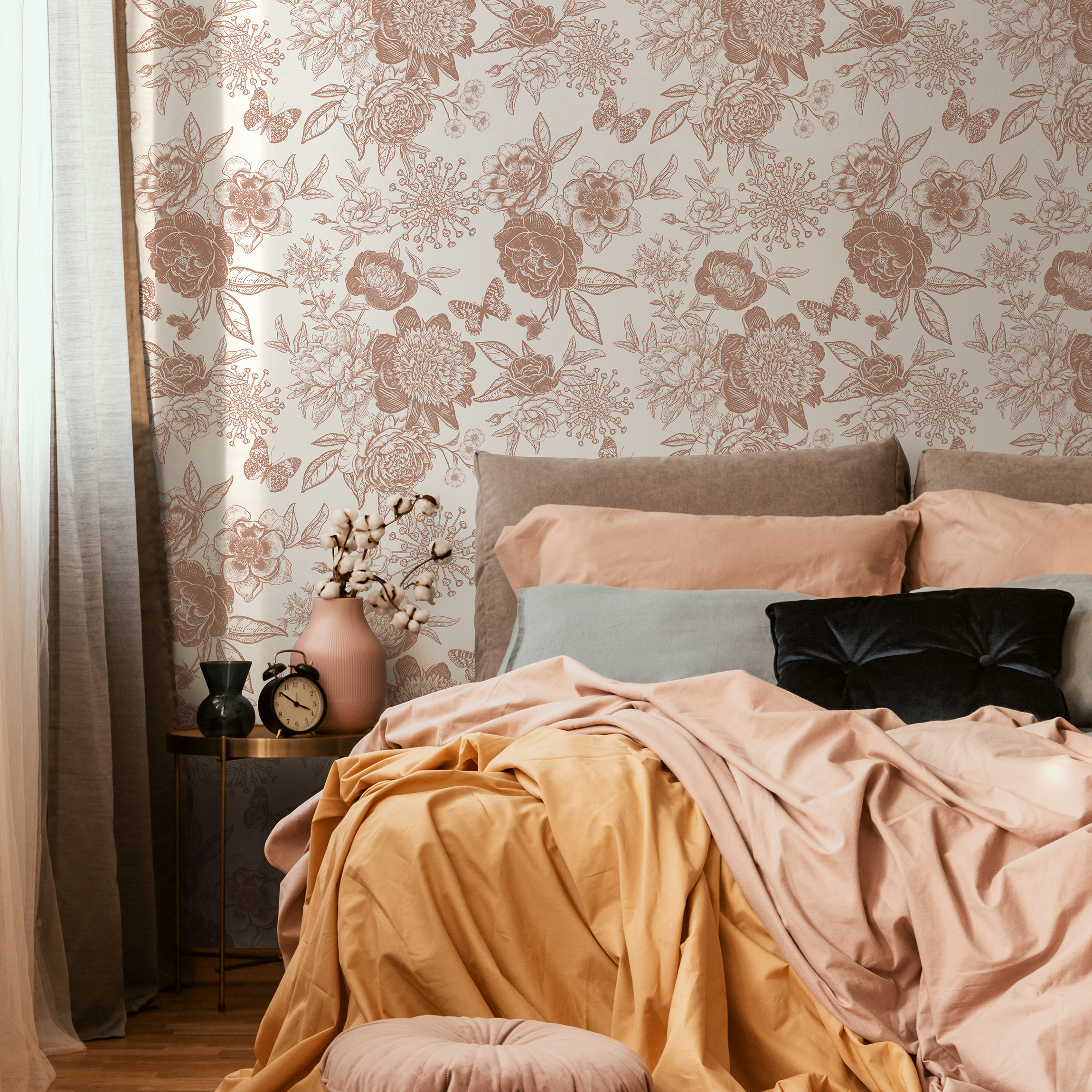Boho Butterfly Wallpaper