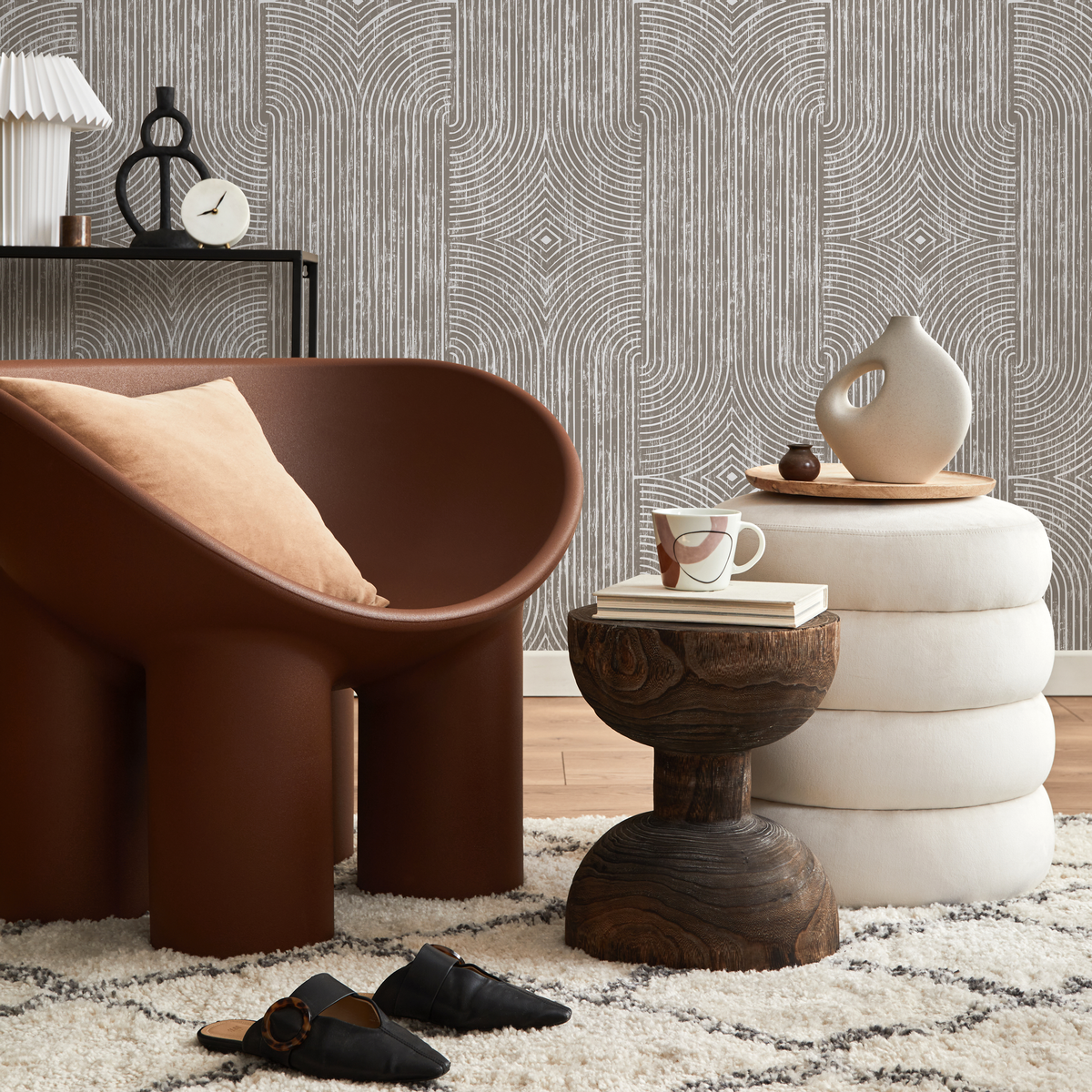 Wallpaper For Living Room Accent Wall