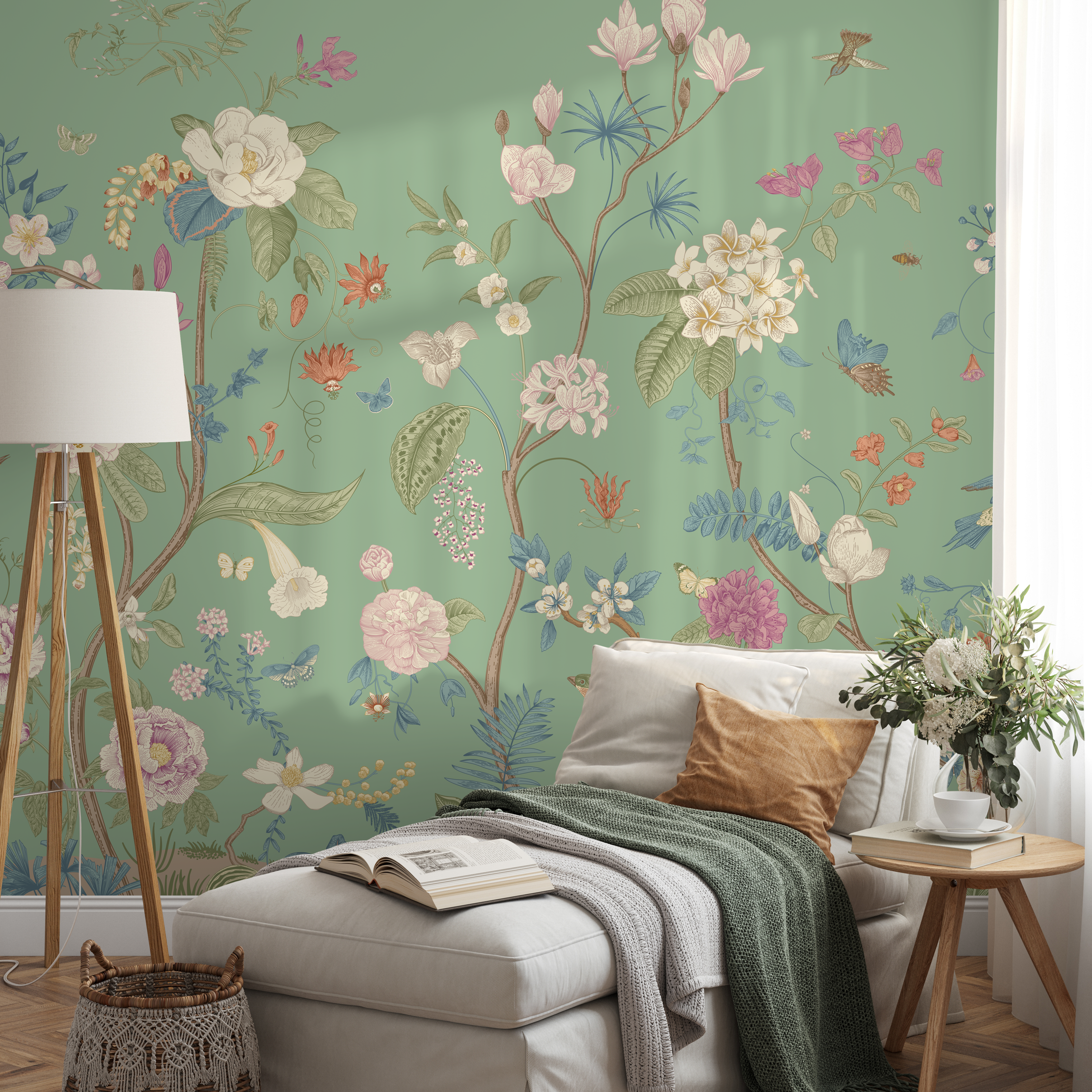 Vintage Mural Wallpaper