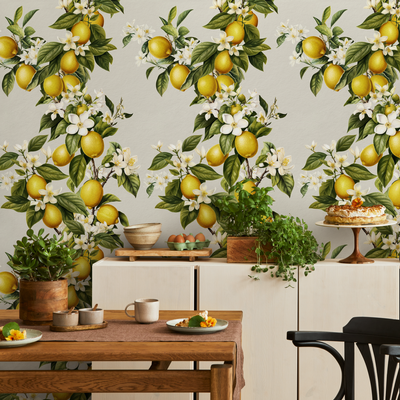 Peel And Stick Wallpaper Lemons