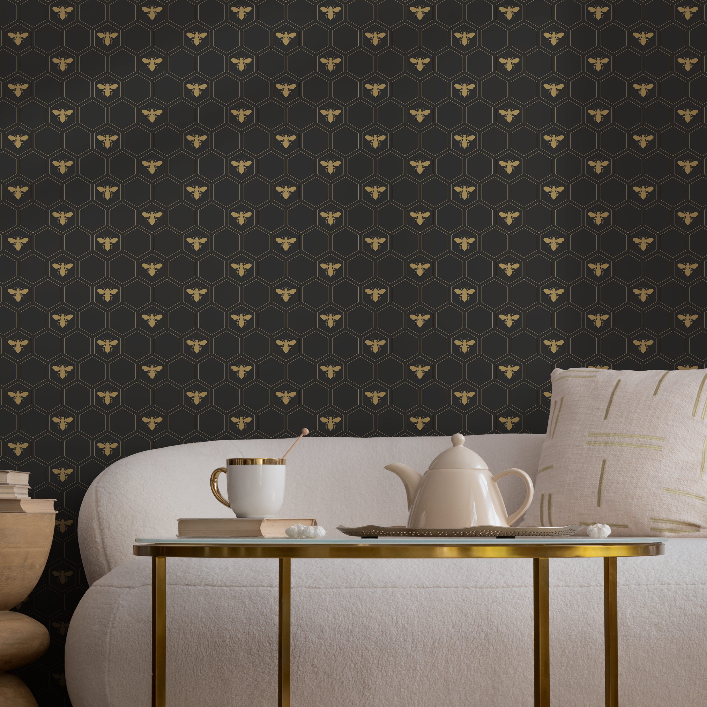 Peel And Stick Wallpaper Bees