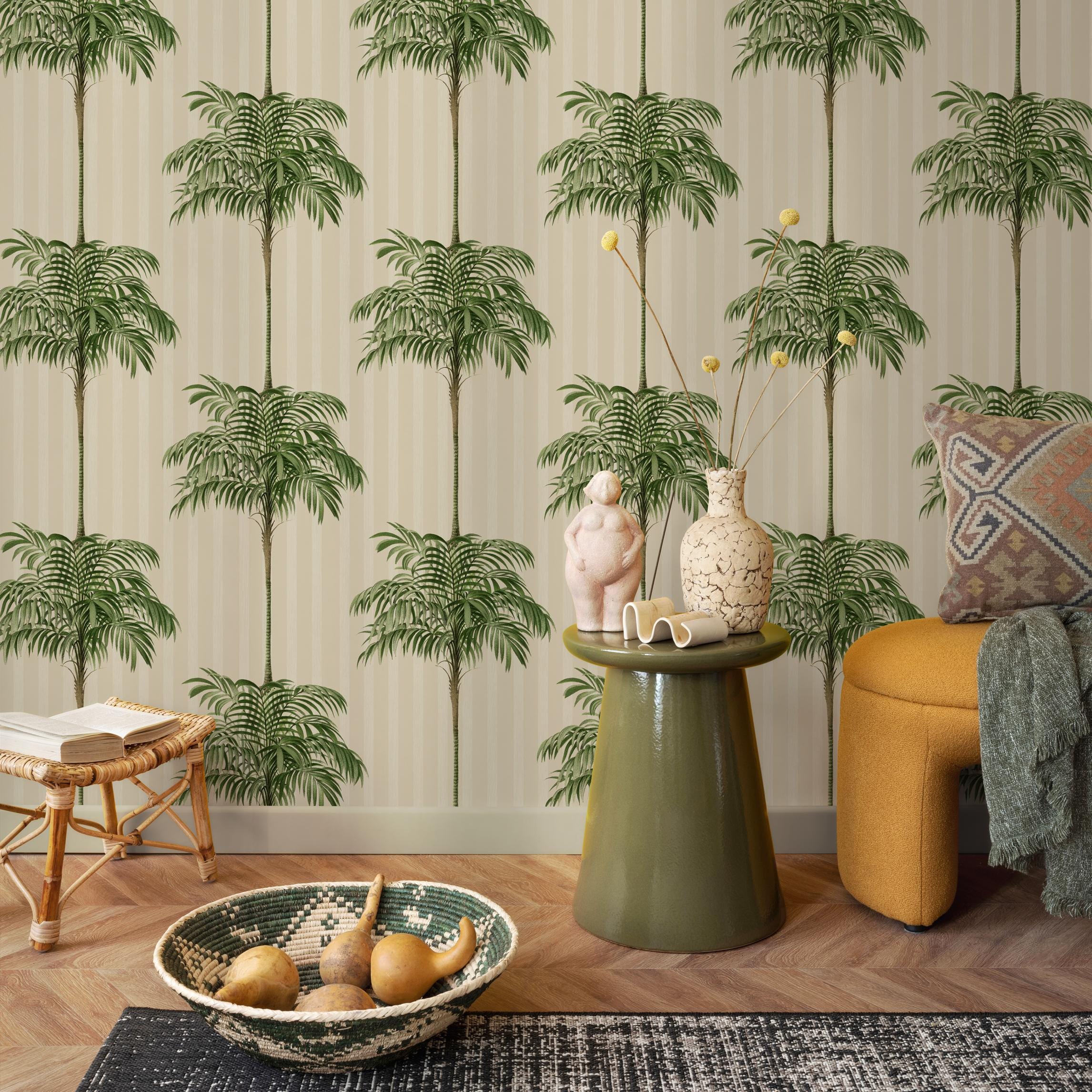 Palm Tree Leaves Wallpaper