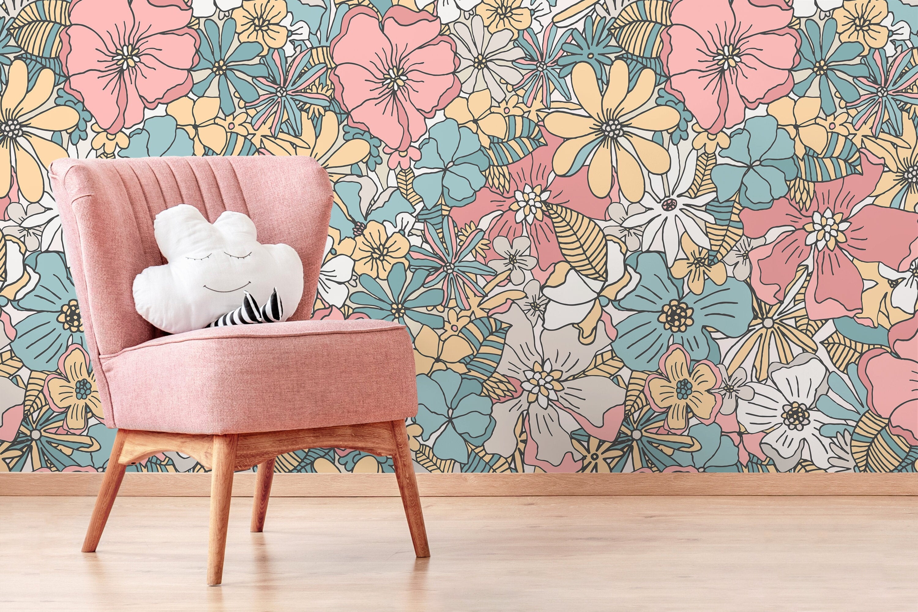 Hippie Peel And Stick Wallpaper