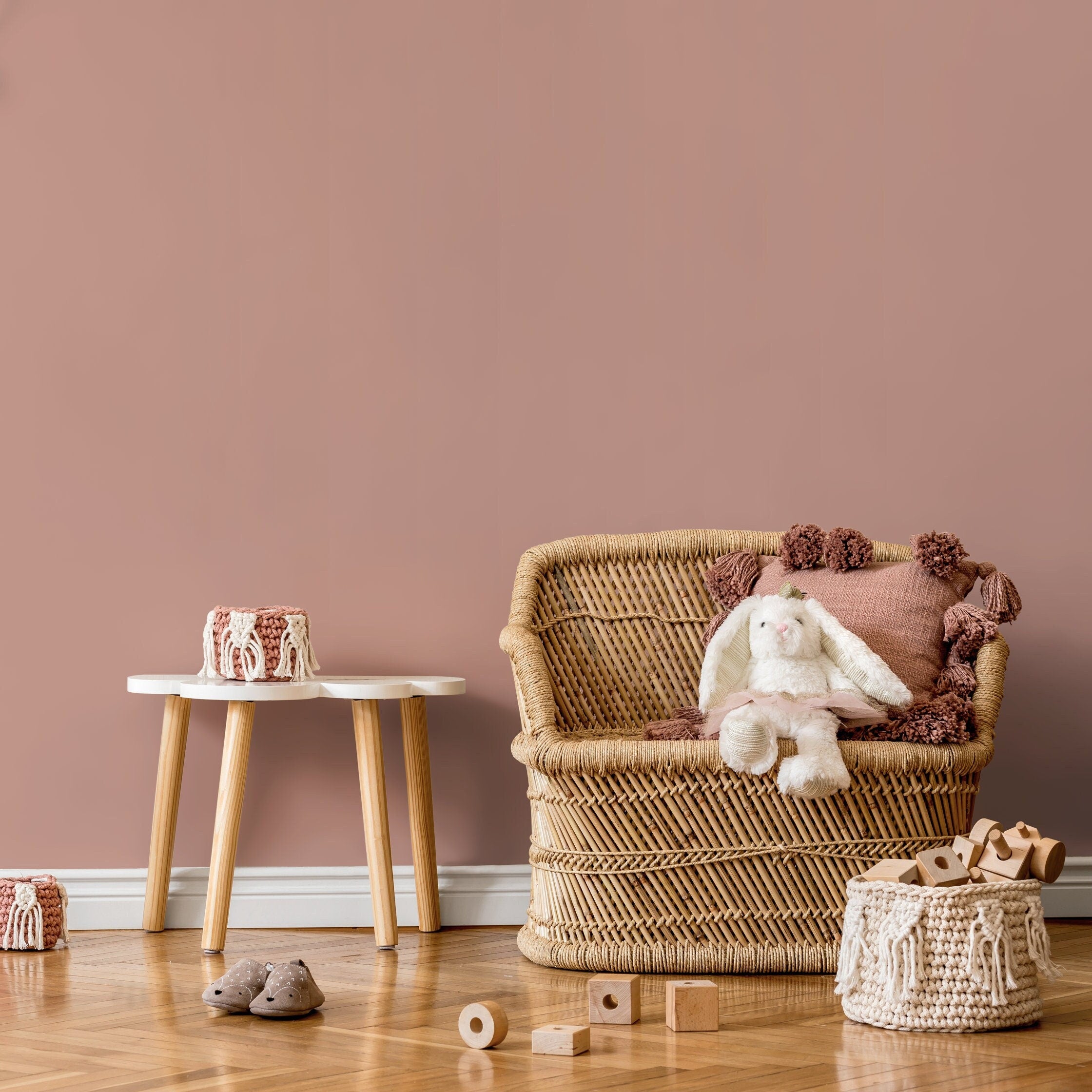 Dusty Pink Luxury Wallpaper