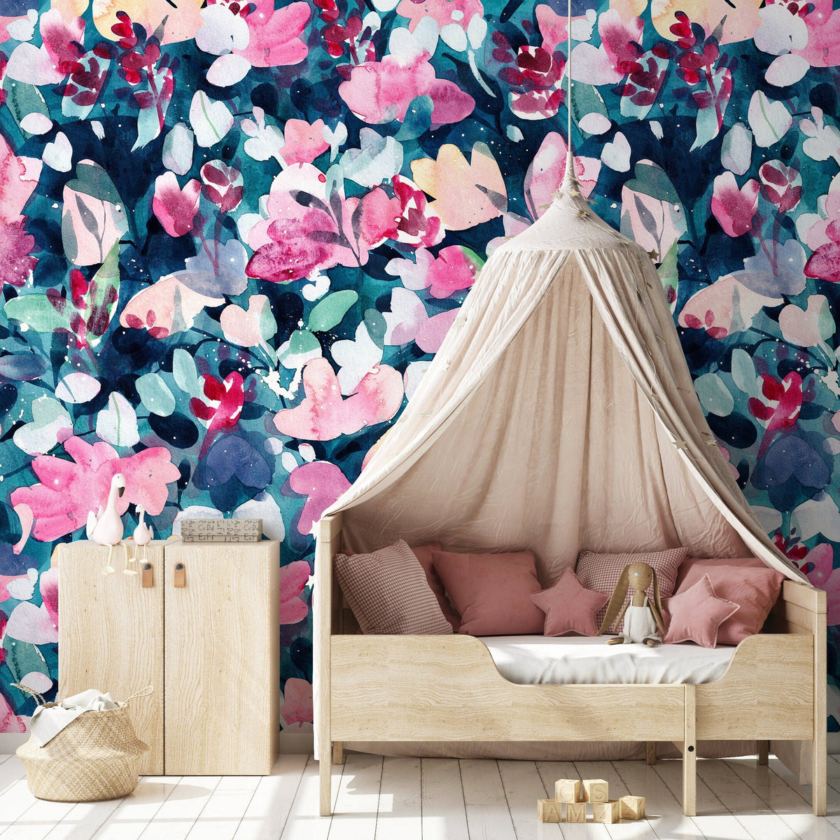 Watercolor Floral Wallpaper