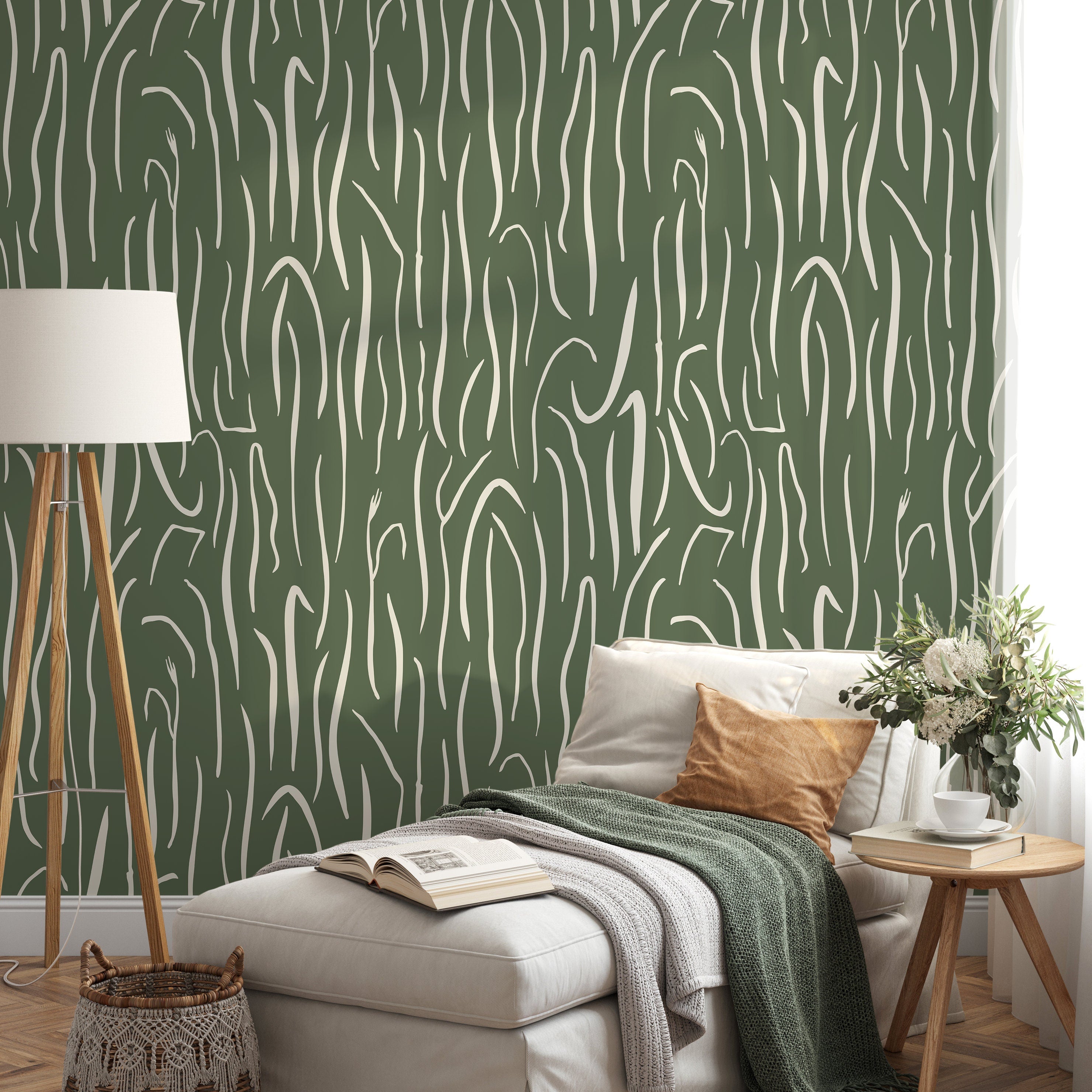 Organic Modern Peel And Stick Wallpaper