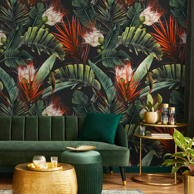 Green Tropical Wallpaper