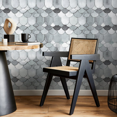 Fish Scale Peel And Stick Wallpaper