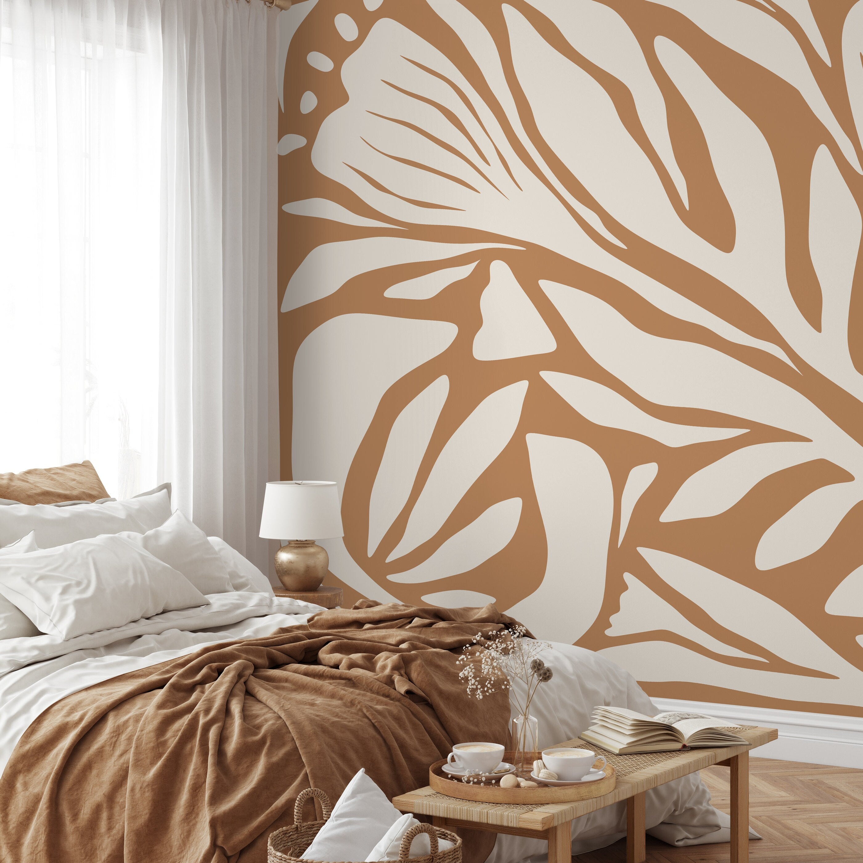 Floral Abstract Wallpaper