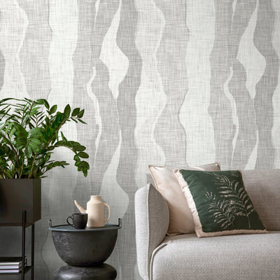 Gray Textured Peel And Stick Wallpaper