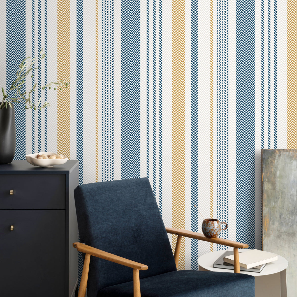 Farmhouse Stripes Wallpaper
